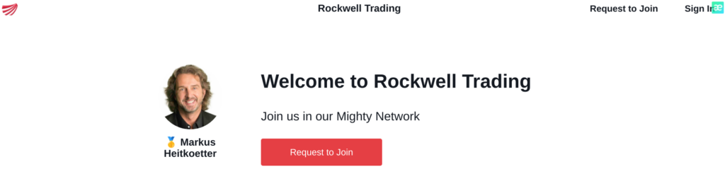 banner ad for rockwell trading